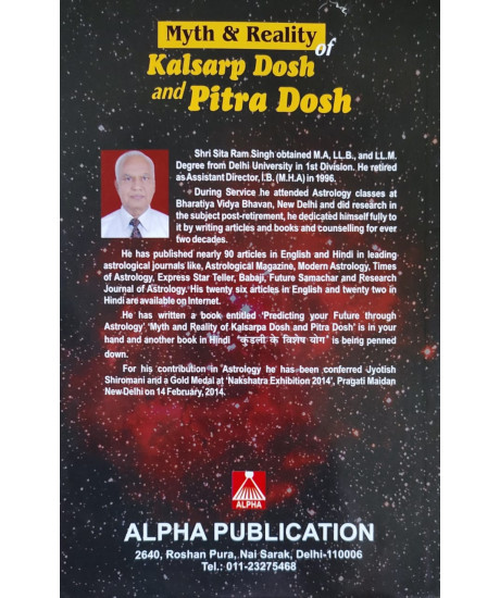 Myth & Reality of Kalsarp Dosh and Pitra Dosh (English) by Sita Ram Singh Myth & Reality of Kalsarp Dosh and Pitra Dosh (English) by Sita Ram Singh