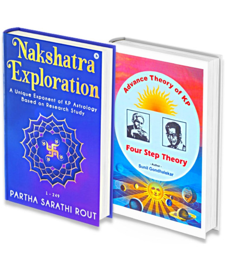 Nakshatra Exploration : A Unique Exponent of KP Astrology Based on Research Study + “Bundle with” + Advance Theory of KP : Four Step Theory | Set of 2 Books |