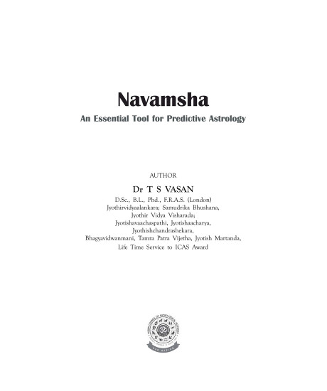 Navamsha (Hindi) | नवांश: फलादेश के लिए अनिवार्य वर्ग | ICAS | Dr. T S Vasan |
