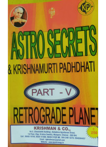 Astro Secrets and Krishnamurti Padhdhati (Part-V) - Retrograde Planet | English | Krishman & Co. |