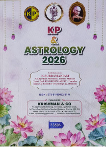 KP & Astrology 2026 | English | KP Year Book 2026 | K. Subramaniam | 