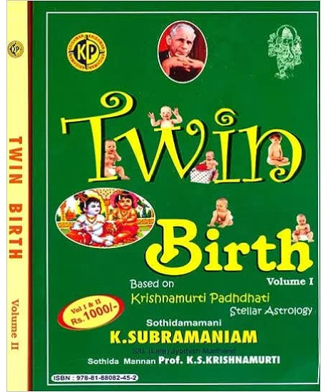 Twin Birth - Based on Krishnamurti Padhdhati (Set of 2 Volumes) | English | Latest Edition |