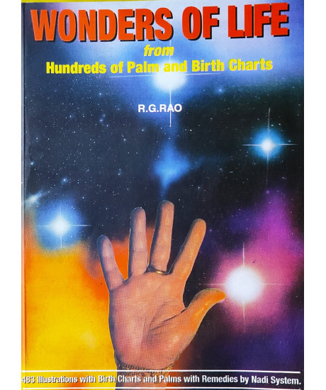 WONDERS OF LIFE from Hundreds of Palm and Birth Charts | English | Semi Old Book | Original Edition | R.G. RAO | WONDERS OF LIFE from Hundreds of Palm and Birth Charts | English | Semi Old Book | Original Edition | R.G. RAO |