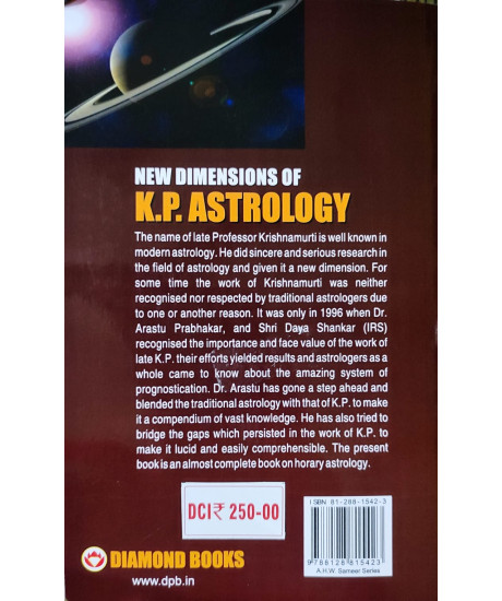 New Dimensions of K.P. Astrology | English | Arastu Prabhakar | New Dimensions of K.P. Astrology | English | Arastu Prabhakar |