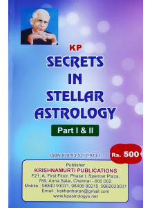 SECRETS IN STELLAR ASTROLOGY - KP| PART I & II | LATEST EDITION | KRISHNAMURTI PUBLICATIONS | 