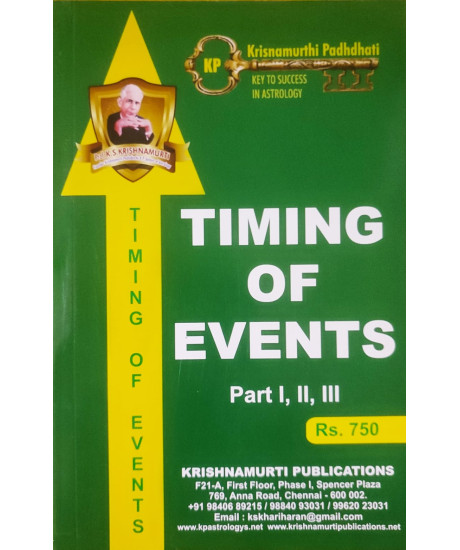 Timing of Events - KP | Part I, II, III | Combined Edition 2025 | Prof. K. Hariharan | Timing of Events - KP | Part I, II, III | Combined Edition 2025 | Prof. K. Hariharan |