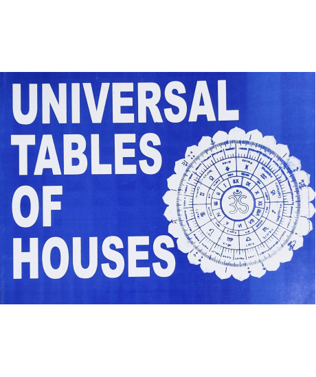 Universal Tables of Houses - KP | English | S. Balasundaram & A. R. Raichur | Universal Tables of Houses - KP | English | S. Balasundaram & A. R. Raichur |