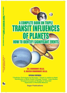 A Complete Book on Triple Transit Influences of Planets: How to Identify Significant Events | English | V.K. Choudhry & K. Rajesh Chaudhary |