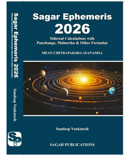 Sagar Ephemeris 2026 | Sidereal Calculations with Panchanga, Muhurtha & Other Formulae | English | Sandeep Venkatesh |